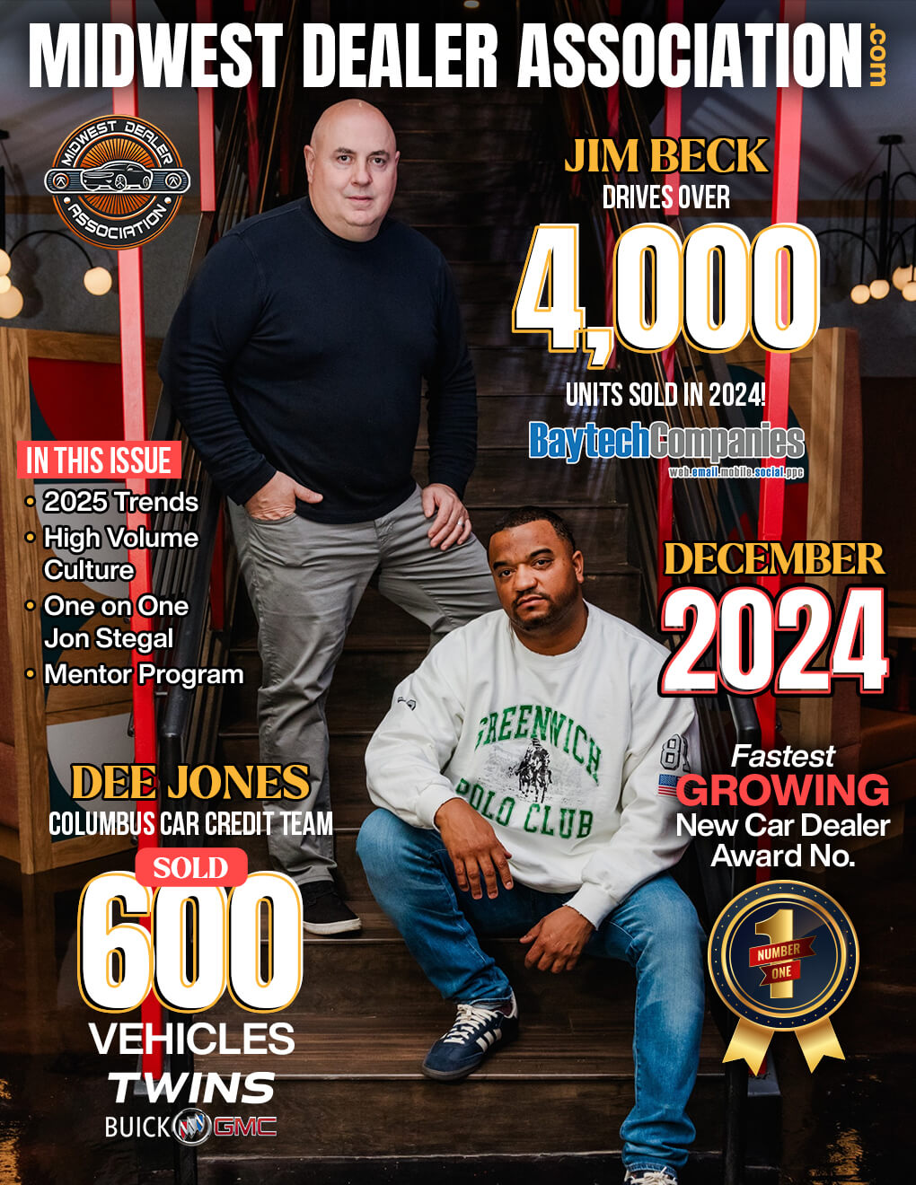 Auto Dealer Marketing expert Jim Beck recently was awarded for the 2nd straight year as the Car Dealer Marketing Executive of the year by the MDA!