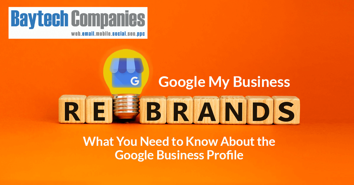 Google My Business Is Now Google Business Profile